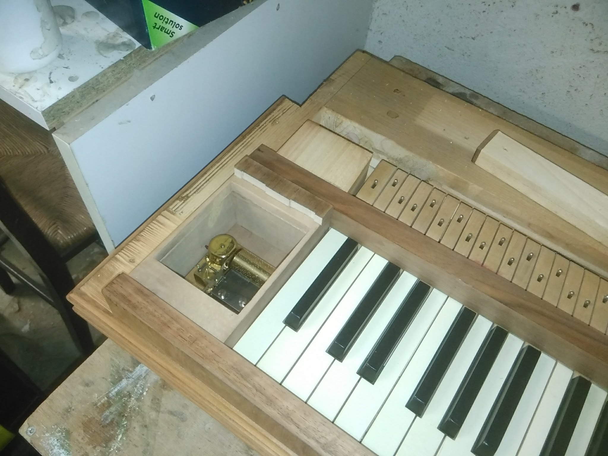 Intégration du moulin à musique